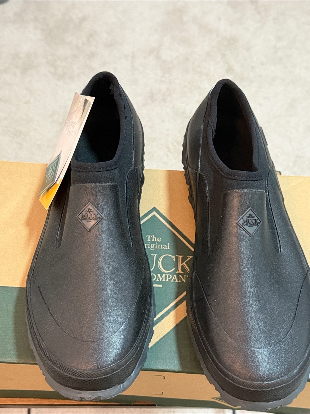 Muck Boot Company Men's Black Slip-On Loafer
